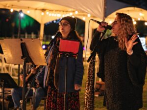 Christmas carolers performing at the Spirit of Christmas holiday event in Destrehan